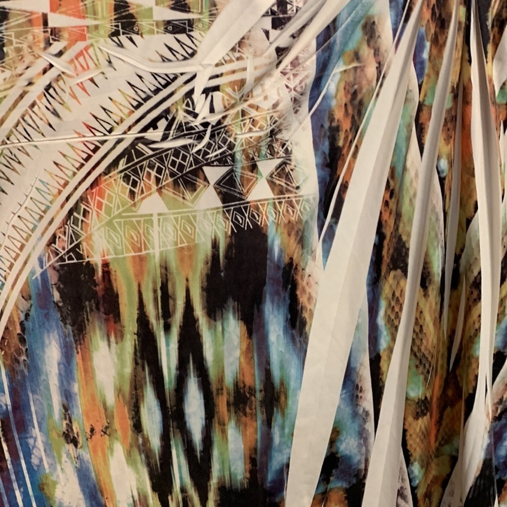 Apt 9 Colorful Boho Stretch Knit Embellished Top … - image 4